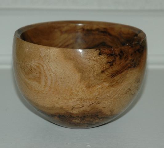 Burnt Oak Burl Bowl